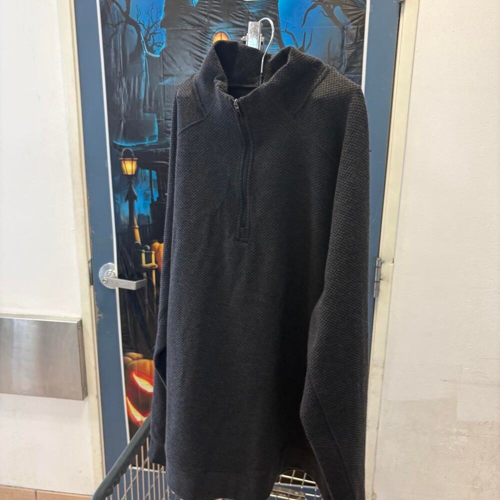 Recharge black quarter zip jumper